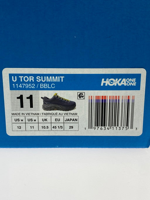 【中古品】【メンズ】  HOKA ホカ 1147952 TOR SUMMIT 靴 シューズ スニーカー 162-250218-AS-26-min サイズ：29cm カラー：ブラック 万代Net店