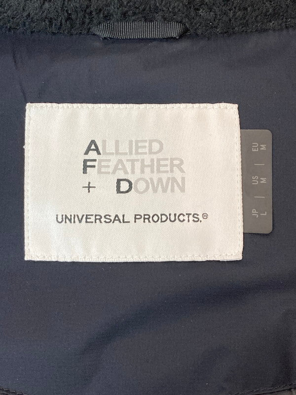 【中古品】【メンズ】  UNIVERSAL PRODUCTS ユニバーサルプロダクツ 223-60403 ALLIED FEATHER + DOWN HI-LOFT FLEECE DOWN BLOUSON フリースダウンジャケット 140-250215-ks-29-min サイズ：3 カラー：ブラック 万代Net店