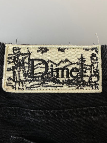 【中古品】【メンズ】  DIME ダイム BLACK BAGGY DENIM PANT バギーデニムパンツ 153-250215-ks-63-min サイズ：M カラー：ブラック 万代Net店