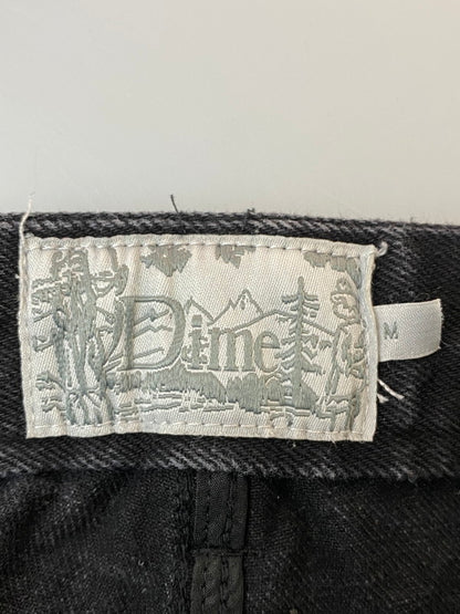 【中古品】【メンズ】  DIME ダイム BLACK BAGGY DENIM PANT バギーデニムパンツ 153-250215-ks-63-min サイズ：M カラー：ブラック 万代Net店