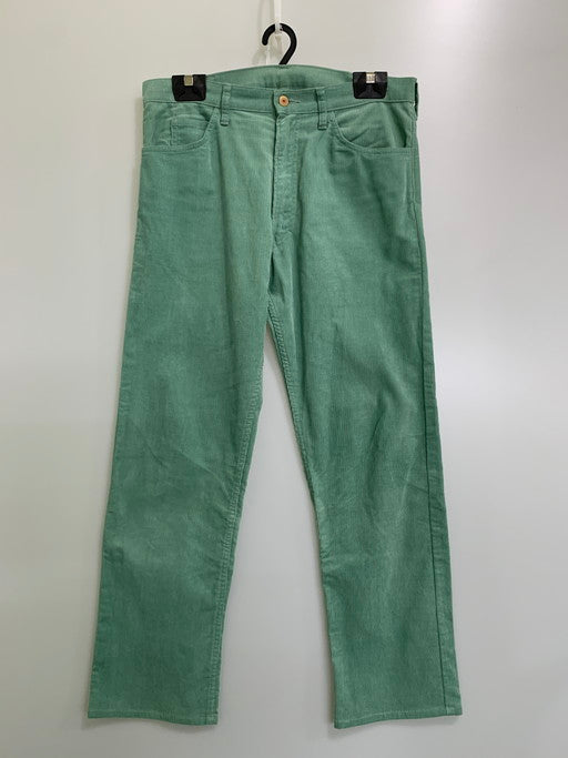 【中古品】【メンズ】  YANKSHIRE ヤンクシャー 440-212-11 CORDUROY PANT コーデュロイパンツ 151-250222-ks-26-min サイズ：W34L31 カラー：グリーン 万代Net店