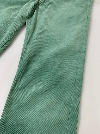 【中古品】【メンズ】  YANKSHIRE ヤンクシャー 440-212-11 CORDUROY PANT コーデュロイパンツ 151-250222-ks-26-min サイズ：W34L31 カラー：グリーン 万代Net店