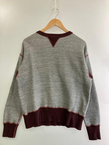 【中古品】【メンズ】  HELLER'S CAFE ヘラーズカフェ 両V2トーン SWEATSHIRT スウェットシャツ メンズ トレーナー   145-250219-em-28-min サイズ：40 カラー：グレー 万代Net店