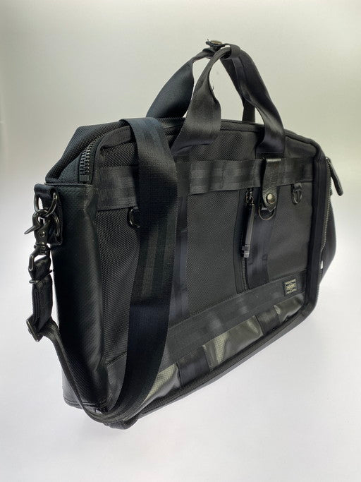 【中古品】【メンズ】 PORTER ポーター 703-06980 HEAT 3WAY BRIEFCASE ヒート 3WAY ブリーフケース ビジネスバッグ 188-250220-me-02-min カラー：ブラック 黒 万代Net店