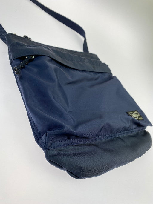 【中古品】【メンズ】 PORTER ポーター 855-05901 FORCE SHOULDER BAG フォース ショルダーバッグ 188-250220-me-03-min カラー：ネイビー 万代Net店