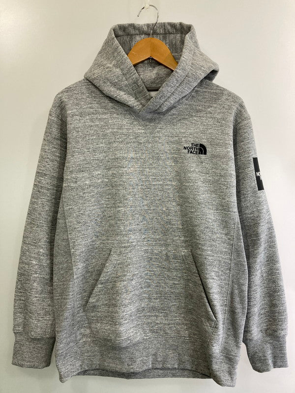 【中古品】【メンズ】 THE NORTH FACE ザ・ノースフェイス SQUARE LOGO HOODIE NT61835 スクエア ロゴ フーディ トップス パーカー 144-250218-jt-24-min サイズ：M カラー：グレー 万代Net店