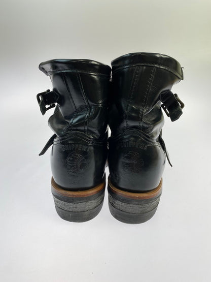 【中古品】【メンズ】 Chippewa チペワ 99951 80S ENGINEER BOOTS 靴 シューズ ブーツ 164-250218-AS-33-min サイズ：8 1/2 E カラー：ブラック 万代Net店