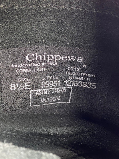 【中古品】【メンズ】 Chippewa チペワ 99951 80S ENGINEER BOOTS 靴 シューズ ブーツ 164-250218-AS-33-min サイズ：8 1/2 E カラー：ブラック 万代Net店