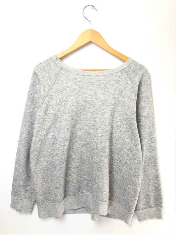 【現状渡し品】【メンズ】 CHAMPION チャンピオン 80's COLLEGE SWEAT SHIRT 後期 トリコタグ 80年代 カレッジ スウェット シャツ トレーナー ヴィンテージ トップス 146-260503-rt-07-tag サイズ：XL カラー：グレー 万代Net店