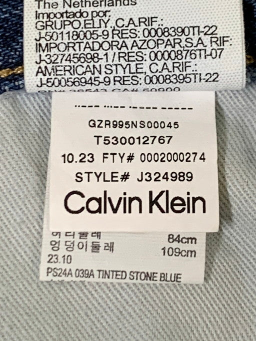 【中古品】【メンズ】 Calvin klein Jeans カルバンクラインジーンズ 90S STRAIGHT DENIM PANTS デニムパンツ 152-250222-ks-29-min サイズ：W34 カラー：インディゴ 万代Net店