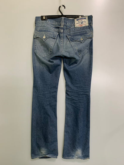 【中古品】【メンズ】 TRUE RELIGION トゥルーレリジョン STRAIGHT DENIM PANTS デニムパンツ 153-250222-ks-33-min サイズ：32 カラー：インディゴ 万代Net店