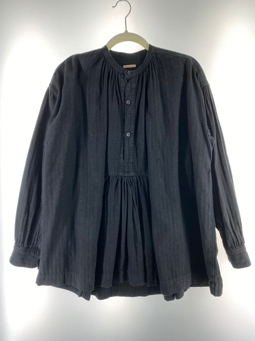 【中古品】【レディース】 KAPITAL キャピタル LINEN BLOUSE リネン ブラウス 170-250226-AS-15-min サイズ：XS カラー：ブラック 万代Net店