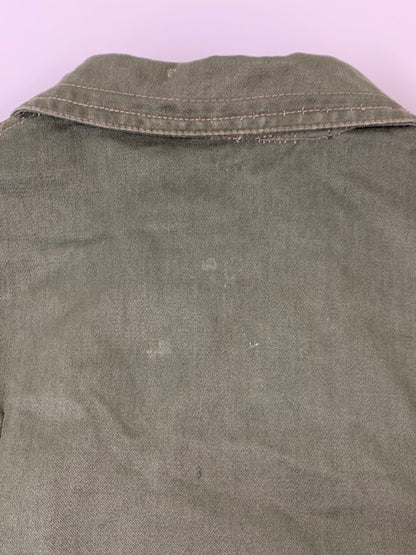 【中古品】【メンズ】 USED ユーズド UTILITY SHIRT ユーティリティ シャツ アウター 146-250313-jt-32-min カラー：モスグリーン 万代Net店