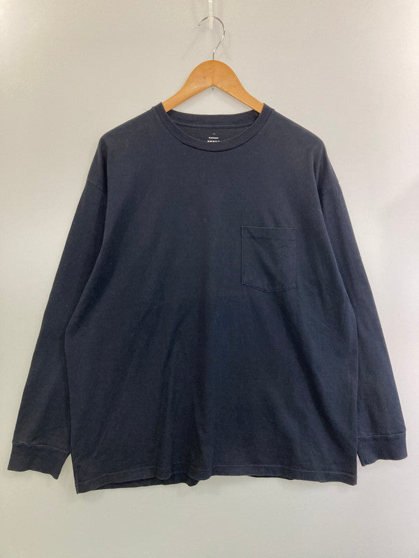 【中古品】【メンズ】  GRAPHPAPER グラフペーパー LS OVERSIZED POCKET TEE Tシャツ トップス 140-250215-ks-22-min サイズ：1 カラー：ネイビー 万代Net店