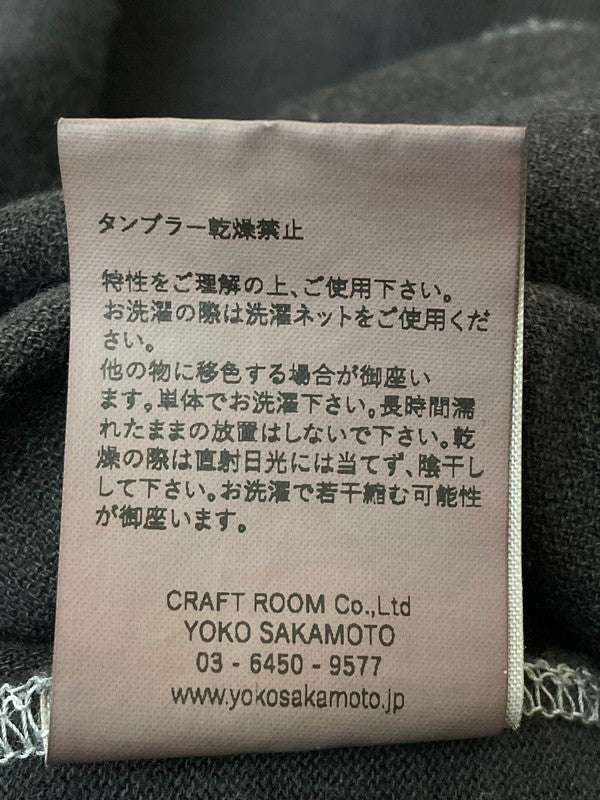 【中古品】【メンズ】  YOKO SAKAMOTO ヨーコ サカモト COTTON LS TEE コットン Tシャツ トップス 140-250215-ks-21-min サイズ：M カラー：グレー 万代Net店