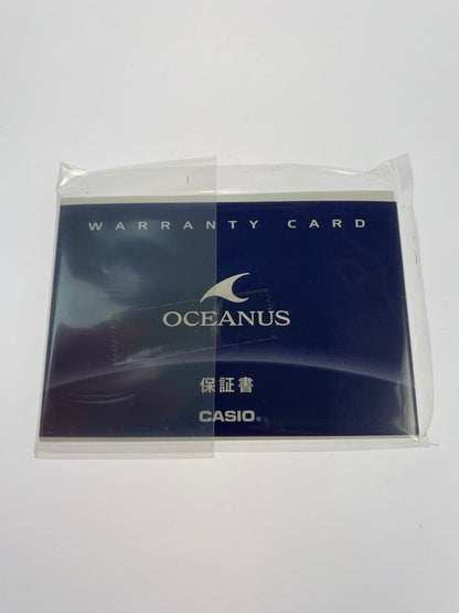 【中古美品】【メンズ】  OCEANUS オシアナス OCW-T6000BV-2AJR 20周年記念モデル ソーラー 電波 腕時計 197-250216-AS-27-min カラー：シルバー ブルー文字盤 万代Net店