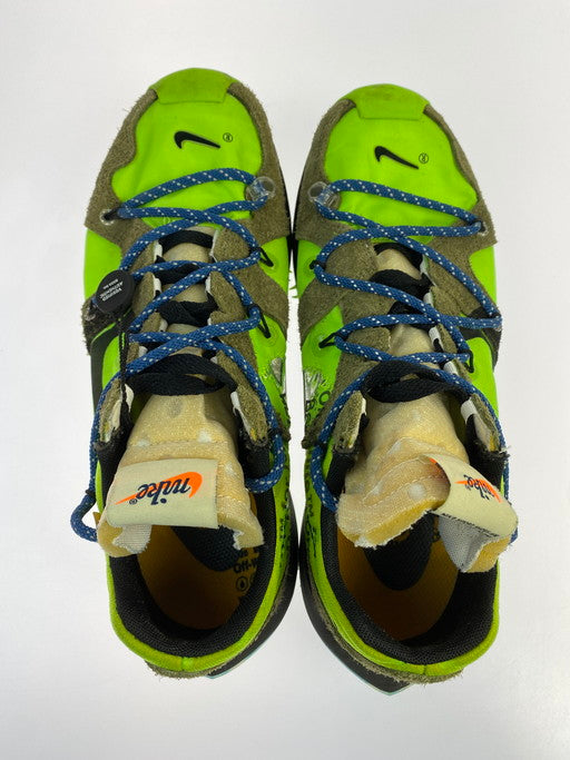 【中古品】【メンズ/レディース】 NIKE ナイキ ×OFF-WHITE オフホワイト CD8179-300 WMNS ZOOM TERRA KIGER 5 OW 靴 シューズ スニーカー 160-250218-AS-36-min サイズ：26cm カラー：グリーン 万代Net店