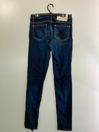 【中古品】【レディース】 Vivienne Westwood ANGLOMANIA ヴィヴィアンウエストウッド アングロマニア スキニーデニムパンツ 171-250222-ks-13-min サイズ：36 カラー：インディゴ 万代Net店