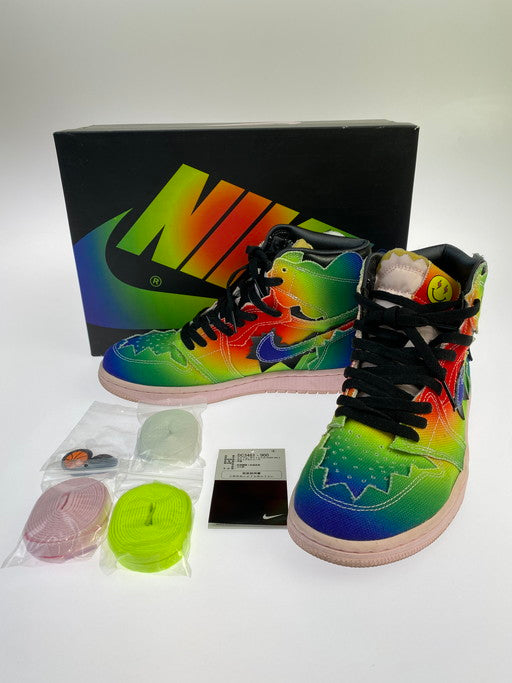 【中古品】【メンズ/レディース】 NIKE ナイキ DC3481-900 ×J BALVIN AIR JORDAN 1 HIGH OG "RAINBOW" 靴 シューズ スニーカー 160-250218-AS-40-min サイズ：26.5cm カラー：マルチカラー 万代Net店