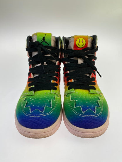 【中古品】【メンズ/レディース】 NIKE ナイキ DC3481-900 ×J BALVIN AIR JORDAN 1 HIGH OG "RAINBOW" 靴 シューズ スニーカー 160-250218-AS-40-min サイズ：26.5cm カラー：マルチカラー 万代Net店