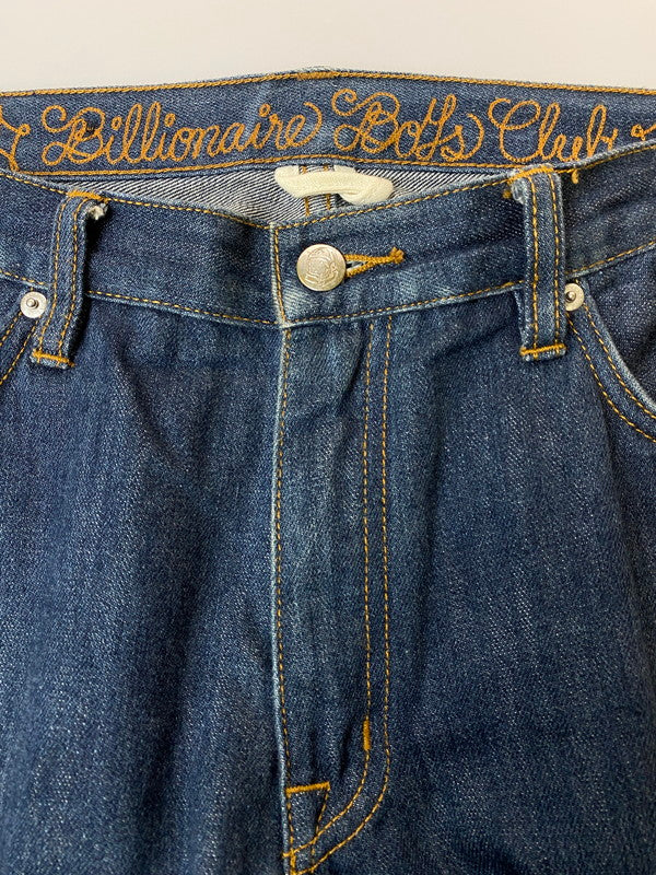 【中古品】【メンズ】  BILLIONAIRE ビリオネア BOY CLUB DENIM PANTS ボトムス デニムパンツ 153-250219-AS-20-min サイズ：36 カラー：インディゴ 万代Net店