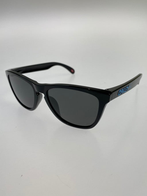 【中古品】【メンズ/レディース】 OAKLEY オークリー ×FRAGMENT フラグメント FROGSKINS "VIVID BLUE" サングラス アイウェア 203-250223-AS-10-min サイズ：54□17-138 カラー：ブラック 万代Net店