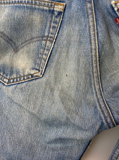 【中古品】【メンズ】  LEVI'S ボトムス 552刻印 96年8月製造 USA製 ボタンフライ 501XX デニムパンツ ボトムス 157-250219-AS-25-min サイズ：33×30 カラー：ライトインディゴ 万代Net店