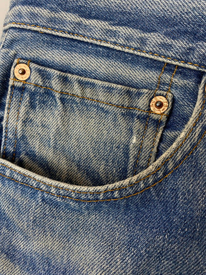 【中古品】【メンズ】  LEVI'S ボトムス 552刻印 96年8月製造 USA製 ボタンフライ 501XX デニムパンツ ボトムス 157-250219-AS-25-min サイズ：33×30 カラー：ライトインディゴ 万代Net店