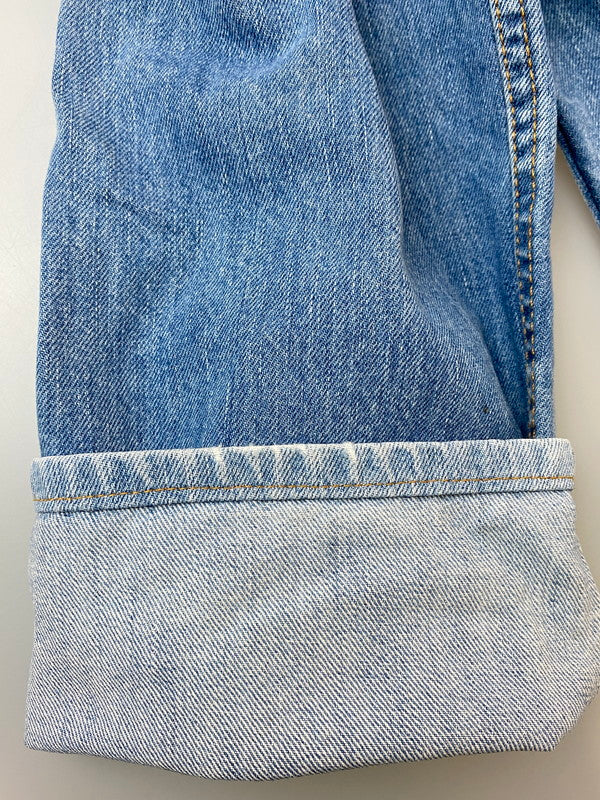 【中古品】【メンズ】  LEVI'S リーバイス 16508-0274 4001刻印 メキシコ製 レギュラーテーパード ミッド デニムパンツ ボトムス 157-250219-AS-24-min サイズ：33×30 カラー：ライトインディゴ 万代Net店