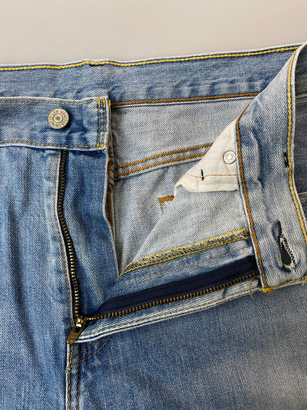 【中古品】【メンズ】  LEVI'S リーバイス 16508-0274 4001刻印 メキシコ製 レギュラーテーパード ミッド デニムパンツ ボトムス 157-250219-AS-24-min サイズ：33×30 カラー：ライトインディゴ 万代Net店