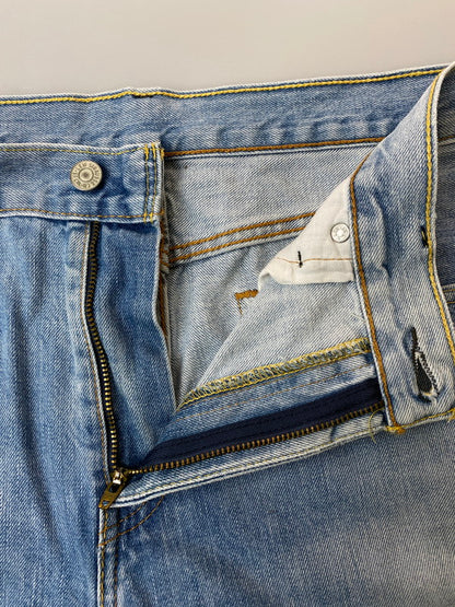 【中古品】【メンズ】  LEVI'S リーバイス 16508-0274 4001刻印 メキシコ製 レギュラーテーパード ミッド デニムパンツ ボトムス 157-250219-AS-24-min サイズ：33×30 カラー：ライトインディゴ 万代Net店