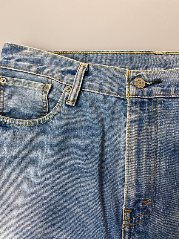 【中古品】【メンズ】  LEVI'S リーバイス 16508-0274 4001刻印 メキシコ製 レギュラーテーパード ミッド デニムパンツ ボトムス 157-250219-AS-24-min サイズ：33×30 カラー：ライトインディゴ 万代Net店