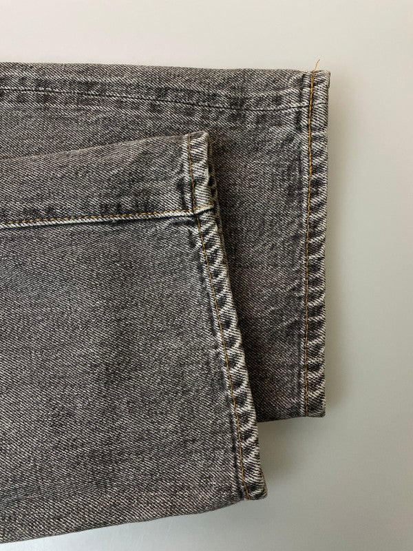 【中古品】【メンズ】  DENIME ドゥニーム ボタンフライ セルビッチ デニムパンツ ボトムス 156-250219-AS-22-min サイズ：W34 カラー：グレー 万代Net店