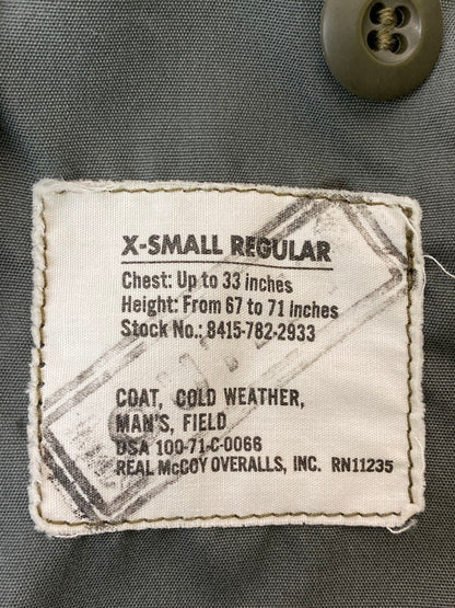 【中古品】【メンズ】  THE REAL MCCOY'S ザ・リアルマッコイズ M-65 FIELD JACKET アウター 145-250219-AS-2-min サイズ：XS-R カラー：カーキ 万代Net店