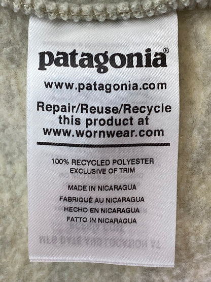 【中古品】【メンズ】 patagonia パタゴニア シンチラスナップT 25580SP21トップス フリース 144-250218-jt-25-min サイズ：S カラー：オフホワイト 万代Net店