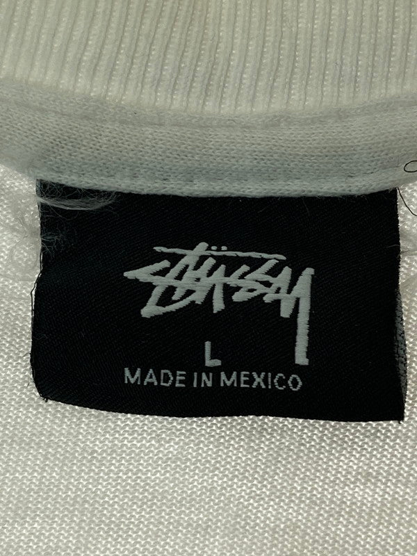 【中古品】【メンズ】 STUSSY ステューシー MAIDEN TEE メイデン Tシャツ トップス 142-250218-jt-21-min サイズ：L カラー：ホワイト 万代Net店