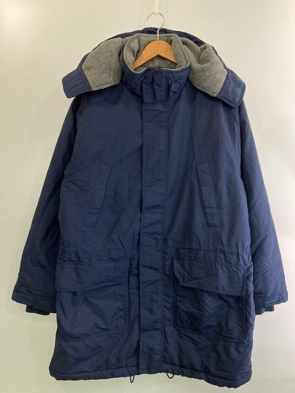 【中古品】【メンズ】  LANDS'END ランズエンド POLARTEC PRIMALOFT LS COAT  90S フリースジャケット メンズ アウター 146-250219-em-32-min サイズ：L カラー：ネイビー 万代Net店