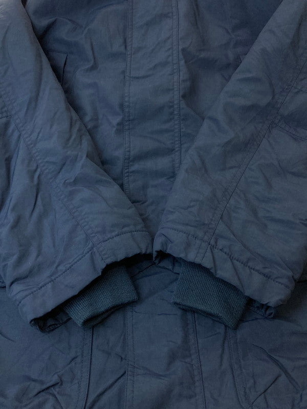 【中古品】【メンズ】  LANDS'END ランズエンド POLARTEC PRIMALOFT LS COAT  90S フリースジャケット メンズ アウター 146-250219-em-32-min サイズ：L カラー：ネイビー 万代Net店