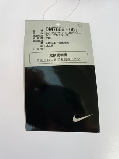 【中古美品】【メンズ】 NIKE ナイキ AIR JORDAN 1 LOW OG SP DM7866-001 エア ジョーダン 1 ロー スニーカー 靴 160-250221-yn-01-min サイズ：28.0cm US10 カラー：BLACK/PHANTOM BLACK 万代Net店