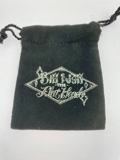 【中古品】【メンズ/レディース】 BILL WALL LEATHER ビルウォールレザー × THE FLAT HEAD フラットヘッド SKULL BRACELET ブレスレット アクセサリー 192-250223-AS-7-min カラー：シルバー 万代Net店