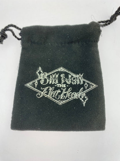 【中古品】【メンズ/レディース】 BILL WALL LEATHER ビルウォールレザー × THE FLAT HEAD フラットヘッド SKULL BRACELET ブレスレット アクセサリー 192-250223-AS-7-min カラー：シルバー 万代Net店