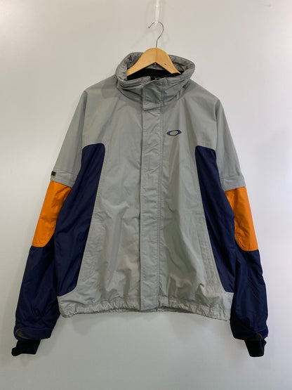 【中古品】【メンズ】  OAKLEY オークリー ROAD FUEL SKI JACKET アウター 146-250219-AS-4-min サイズ：3 カラー：グレー/ネイビー/オレンジ 万代Net店