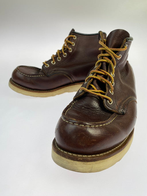 【現状渡し品】【メンズ】 RED WING レッドウィング 8138 6-INCH CLASSIC MOC 6インチ クラシックモック 靴 164-250221-me-21-min サイズ：7 1/2 カラー：ブラウン 万代Net店