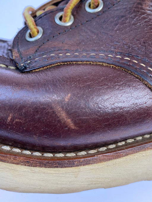 【現状渡し品】【メンズ】 RED WING レッドウィング 8138 6-INCH CLASSIC MOC 6インチ クラシックモック 靴 164-250221-me-21-min サイズ：7 1/2 カラー：ブラウン 万代Net店