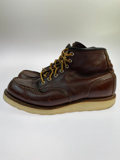 【現状渡し品】【メンズ】 RED WING レッドウィング 8138 6-INCH CLASSIC MOC 6インチ クラシックモック 靴 164-250221-me-21-min サイズ：7 1/2 カラー：ブラウン 万代Net店