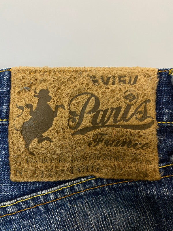 【中古品】【メンズ】  EVISU エヴィス PARIS DENIM PANT ボトムス デニムパンツ 156-250219-AS-21-min サイズ：32×34 カラー：インディゴ 万代Net店