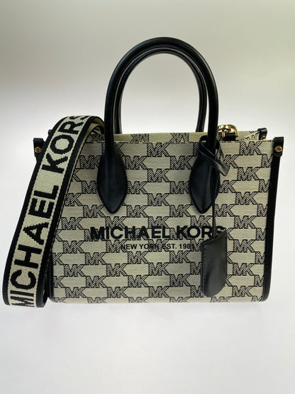 【中古品】【レディース】 Michael Kors マイケルコース 35T2G7ZC5J TOTE BAG 鞄 ハンドバッグ 188-250223-AS-2-min カラー：グレー/ブラック系 万代Net店