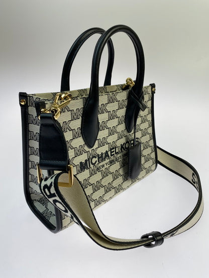 【中古品】【レディース】 Michael Kors マイケルコース 35T2G7ZC5J TOTE BAG 鞄 ハンドバッグ 188-250223-AS-2-min カラー：グレー/ブラック系 万代Net店