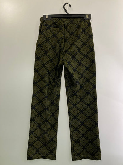 【中古品】【メンズ】 Needles ニードルス IN198 21SS TRACK PANT POLY JQ PATCHWORK ボトムス パンツ センタープレス 151-250225-AS-29-min サイズ：XS カラー：グリーン/ブラック 万代Net店