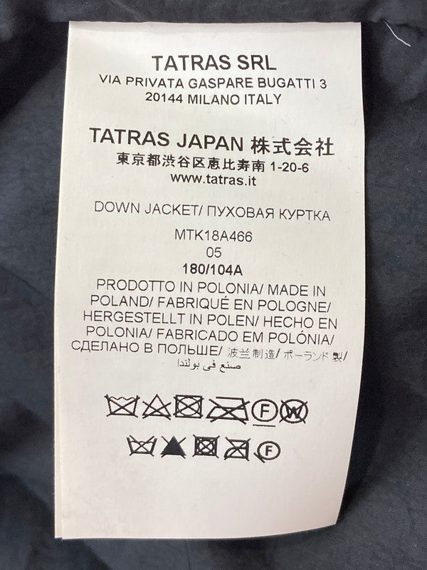 【中古品】【メンズ】 TATRAS タトラス MTK18A466 NODOSO DOWN JACKET アウター ダウンジャケット 141-250225-AS-31-min サイズ：5 カラー：ブラック 万代Net店